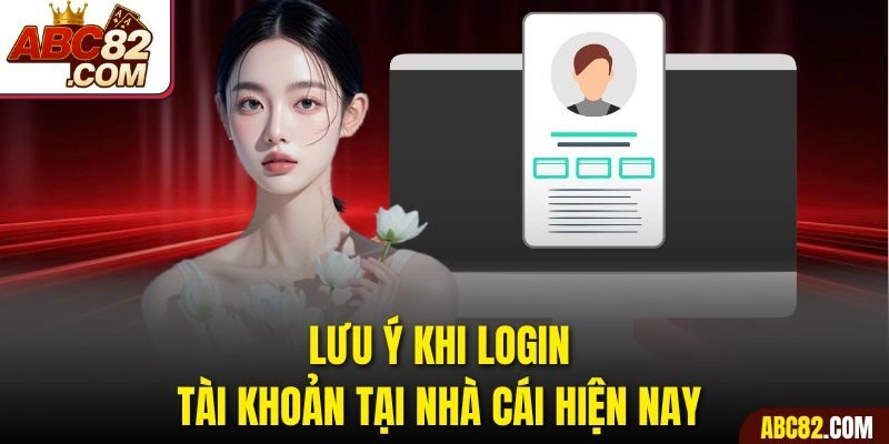 Lưu ý khi login tài khoản tại nhà cái hiện nay 